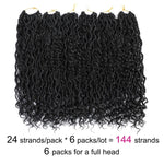 Goddess Locs Crochet Braids 6 Pack