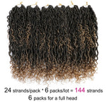 Goddess Locs Crochet Braids 6 Pack