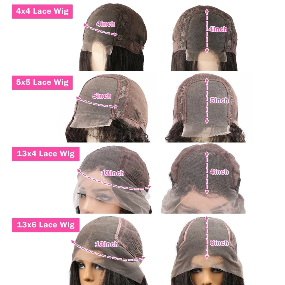 Body Wave 13x4 Brazilian Human Hair Frontal Lace Wig
