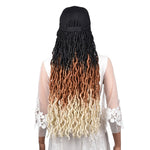 Faux Locs Synthetic Crochet Baseball Cap Wig
