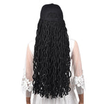 Faux Locs Synthetic Crochet Baseball Cap Wig