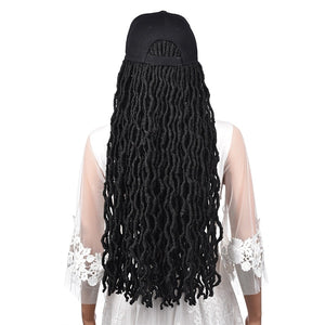 Faux Locs Synthetic Crochet Baseball Cap Wig