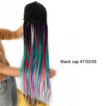 Synthetic Box Braids Baseball Cap wig