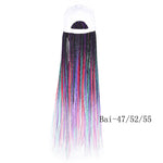 Synthetic Box Braids Baseball Cap wig