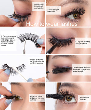 20 pairs Faux mink lashes