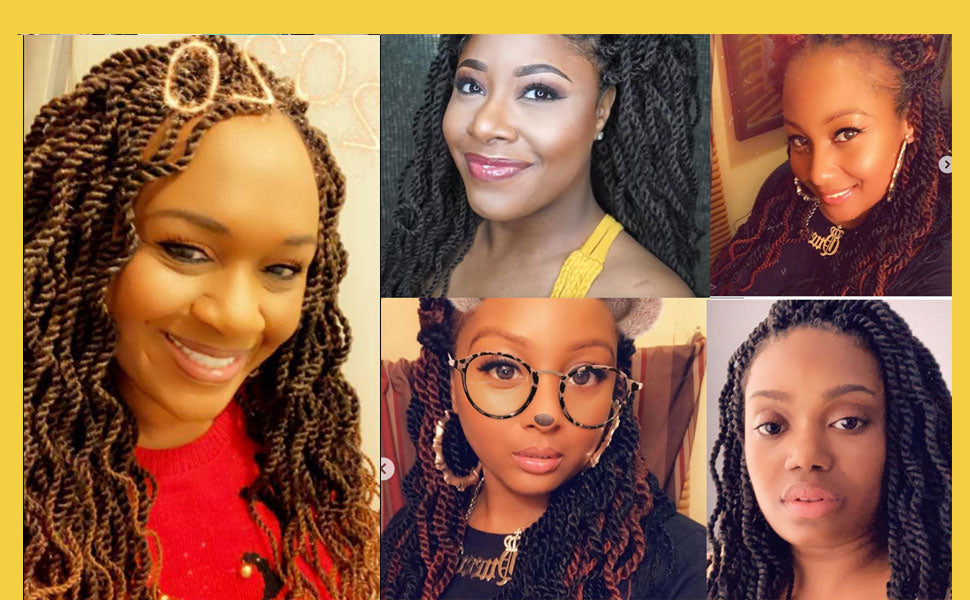 Wavy Crochet Braids Senegalese Twist