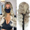 Synthetic 24in Lace Front Wavy Wig