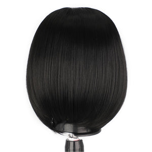 Straight Human Hair Bob Headband Wig