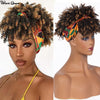 Synthetic Short Kinky Curly Wrap Wig