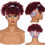 Synthetic Short Kinky Curly Wrap Wig
