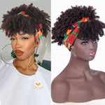 Synthetic Short Kinky Curly Wrap Wig