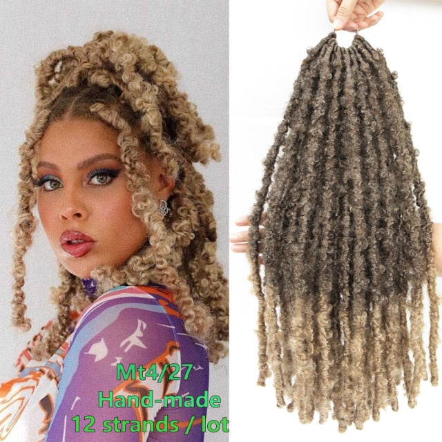 Distressed Butterfly Locs Crochet Hair Long Braids