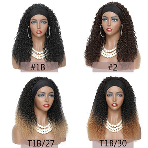 Kinky Curly Synthetic Headband Wig