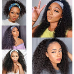 Kinky Curly Synthetic Headband Wig