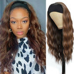 Synthetic Natural Wave Headband Wig