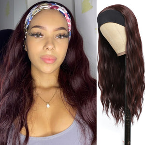Synthetic Natural Wave Headband Wig