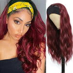 Synthetic Natural Wave Headband Wig