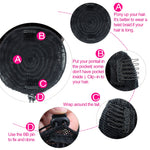 Kinky Curly Drawstring Ponytail Human Hair Extensions