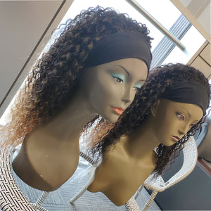 Kinky Curly Synthetic Headband Wig