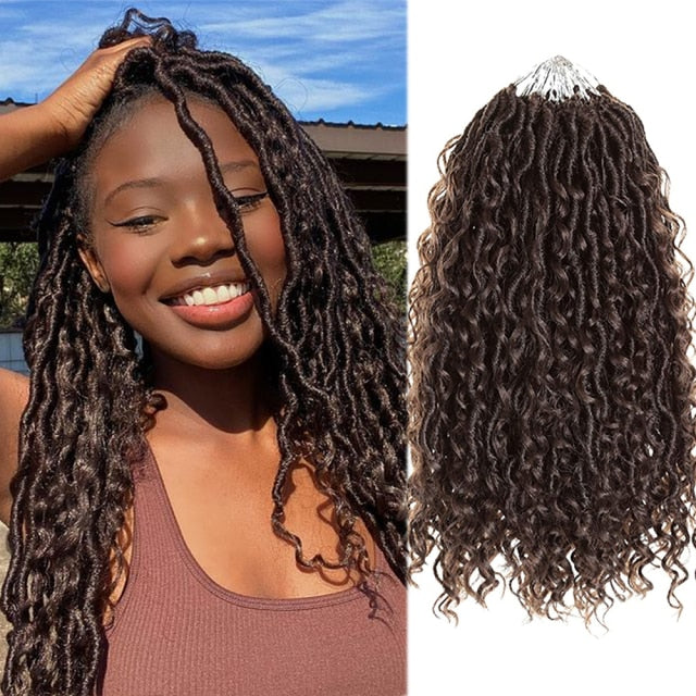 Synthetic Bohemian Faux Locs 6 Pack Bundle